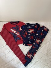Boys Ninja Pajama Set Size 7  Carter  s Red Two-Piece Sleepwear