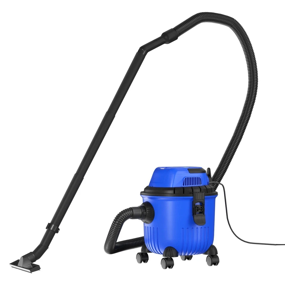 Heavy Duty 3500W Blue Wet & Dry Vacuum Cleaner 15 Ltr Tub Hoover Wheeled - Image 4 of 4
