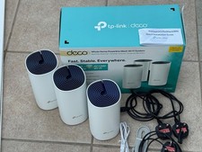 TP-LINK Deco P9 AC1200 + AV1000 Hybrid Mesh WLAN 3er Pack