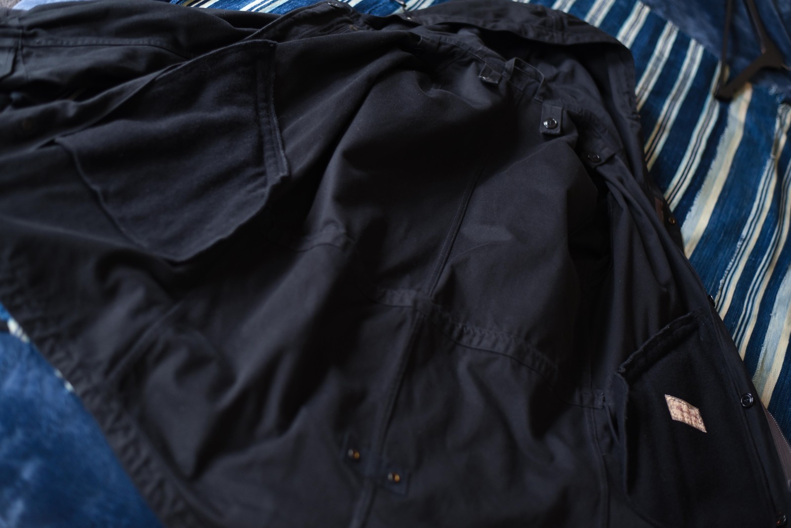 Buzz Rickson’s William Gibson M-51 Fishtail Parka Black Size M Medium US SELLER