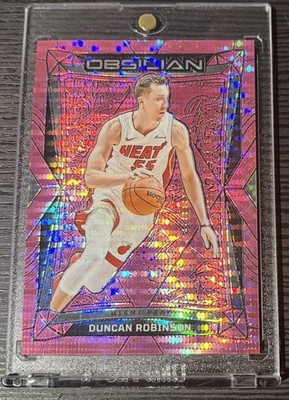 2023-24 Panini Obsidian Duncan Robinson Electric Etch Pink Pulsar