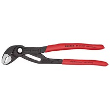 Knipex 87 01 250 Cobra 10" High-Tech Water Pump Pliers, Serrated, Push-Button