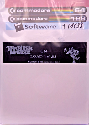 COMMODORE 64/128 -- VAMPIRES EMPIRE (MAGIC BYTES - DISK)