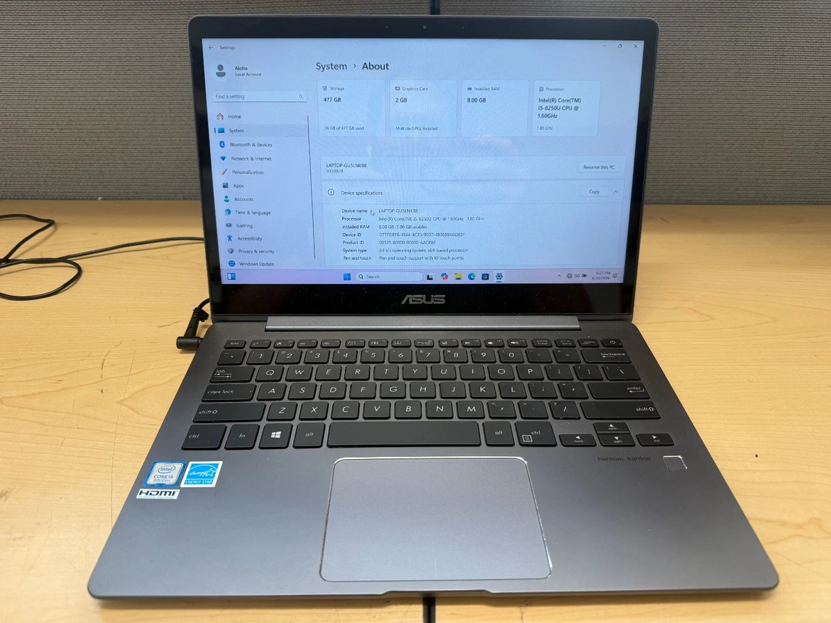 ASUS Intel Core i5 8th Gen PC Laptops & Netbooks for sale - eBay