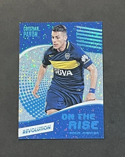 2017 Panini Revolution Soccer #OTR-5 Cristian Pavon On The Rise Disco /25