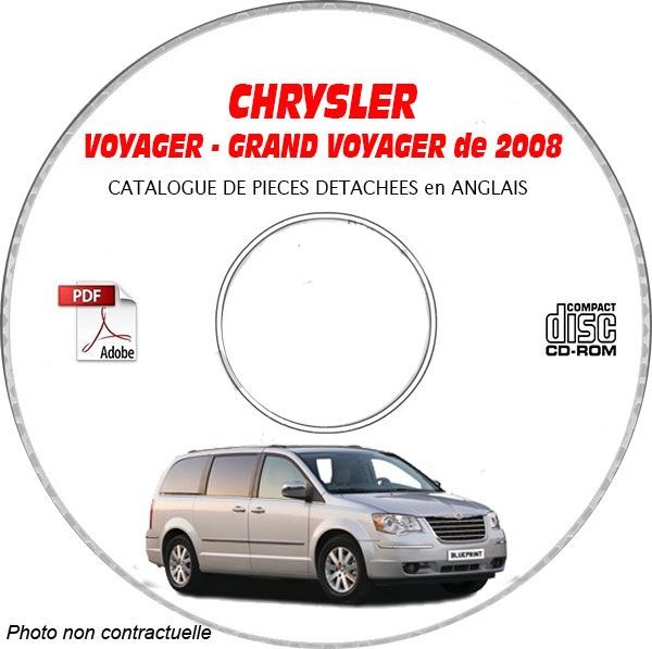VOYAGER 08 catalogue pièces CDROM CHRYSLER revue technique automobile et schémas éclatés