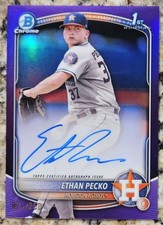 Ethan Pecko Bowman Chrome 2025 Purple /250 Auto