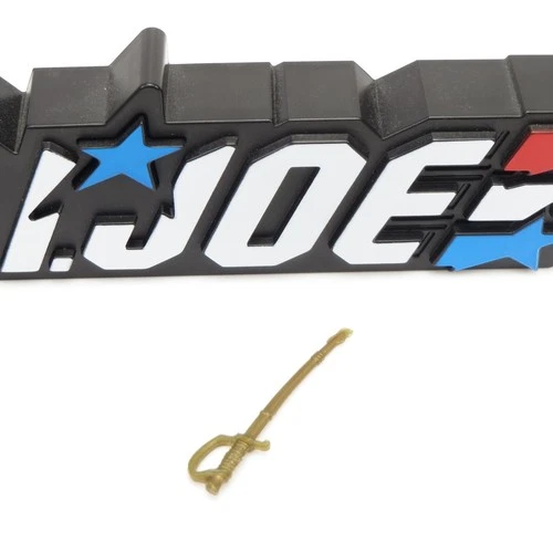 Gung-Ho V2 Marine Blues Sword Vintage 1987 GI Joe ARAH Figure Accessory MINT