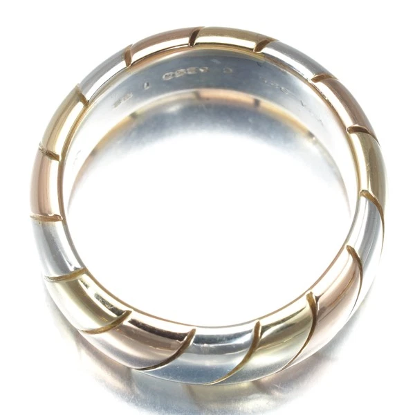 Rare Auth Van Cleef & Arpels Ring 3color US4.5 18K YG/RG/Silver 925  - Image 3 of 4