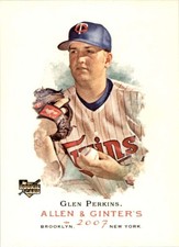 2007 Allen and Ginter #231 Glen Perkins RC - Rookie Card Minnesota ID:55785. rookie card picture