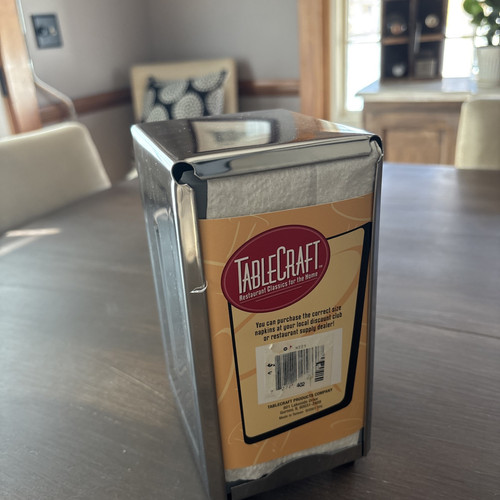 TableCraft doppelseitiger Serviettenspender Edelstahl - Bild 4 von 13