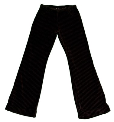 JACADI Mädchen Remiz Schwarze Gestreifte Baumwollhose Größe 6 Jahre 84 $ NWT