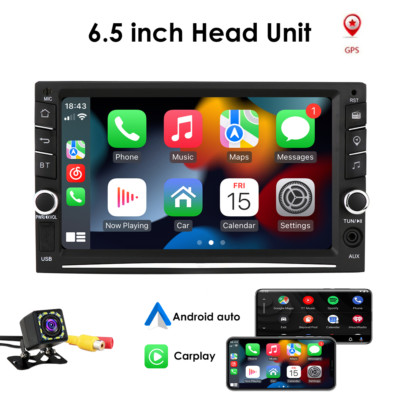 7'' Android 10 AUTORADIO mit MP3 PLAYER USB KAM+ GPS Navi BT WIFI FM Doppel 2DIN