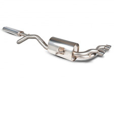 Renault Megane RS225 04-09 Scorpion 2,5" Mezzo Scarico Risuonato S/S Punta Monaco