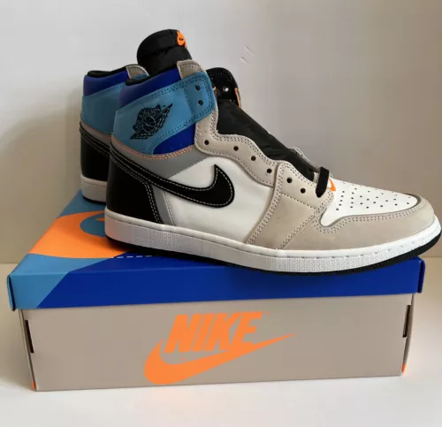 Nike Air Jordan 1 Retro High Prototyp weiß insgesamt orange DC6515 100 Größe 11