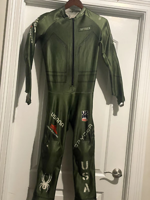 SPYDER Official US Ski Team World Cup GS Large Padded Race Suit,