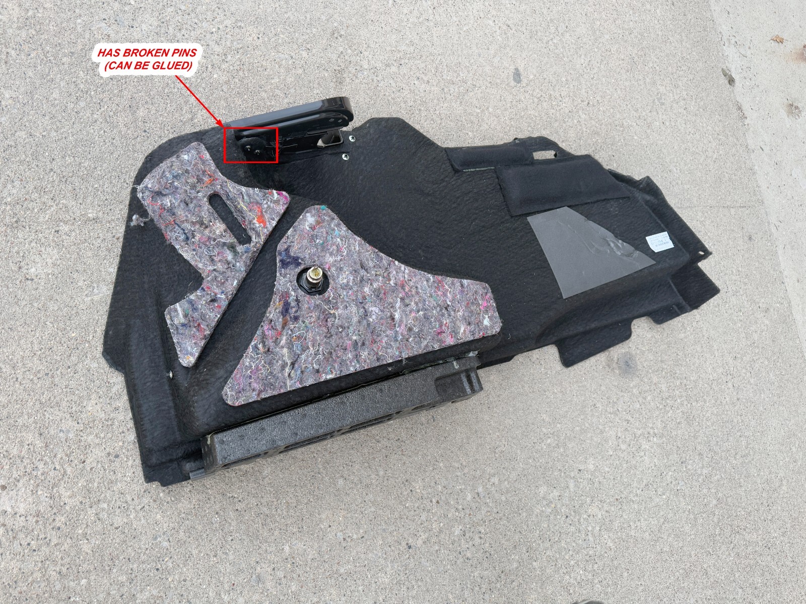 P50172 2014-2020 Maserati Quattroporte Trunk Quarter Cover Trim Passenger Side