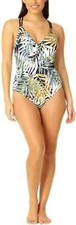 Hurley Ladies' Size Medium, One-Piece Swimsuit, UPF 50  1603047 