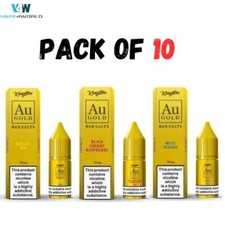 Kingston AU Gold Nic Salt 10ml 10mg/20mg 60pg-40vg - Pack of 10 - Fast Dispatch