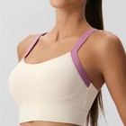 Berlook Pink Contrast Strap Sports High Support Bra Only 75
