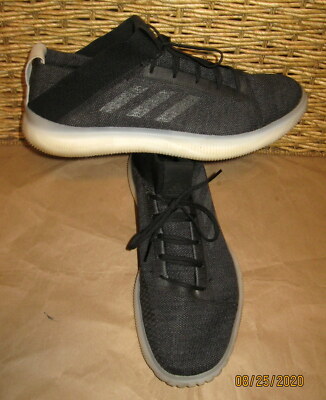 ADIDAS PUREBOOST ART D83389 MEN'S GRAY-BLACK CASUAL TRAINER OXFORDS SIZE 13