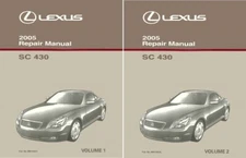 2005 Lexus SC 430 Shop Service Repair Manual