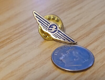 Small Christian Holy Spirit Dove Pilot Wings Enamel Clutch Back Lapel Pin