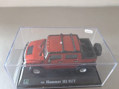 Hummer H2 Avec Remorque Bateau - Hongwell Cararama 433 - 1/43 - Orange - Occasion Comme Neuf