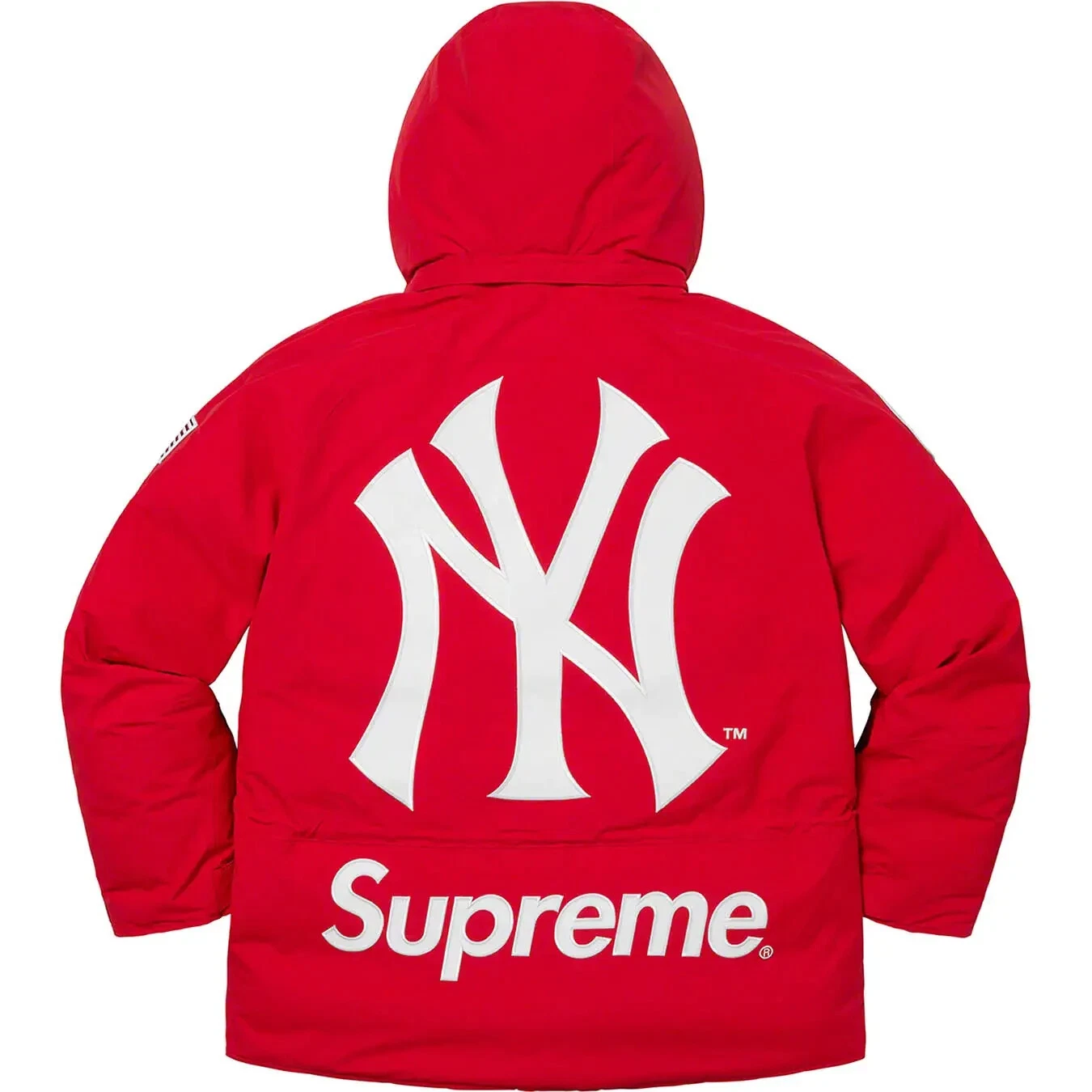 Doudoune rouge Supreme New York Yankees GORE TEX 700 TAILLE L AUTHENTIQUE