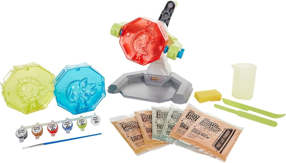 RoseArt ROTO-MOTION Mixer With Two Refill | Mercari Rose Art Roto Motion‎ Mixer Dino Lab Makes 6 Dinos w/ Cast Powder  (NEW IN BOX) display picture 1
