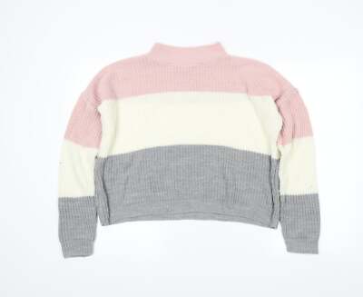 Select Damenpullover grau Acrylmischung Größe 8