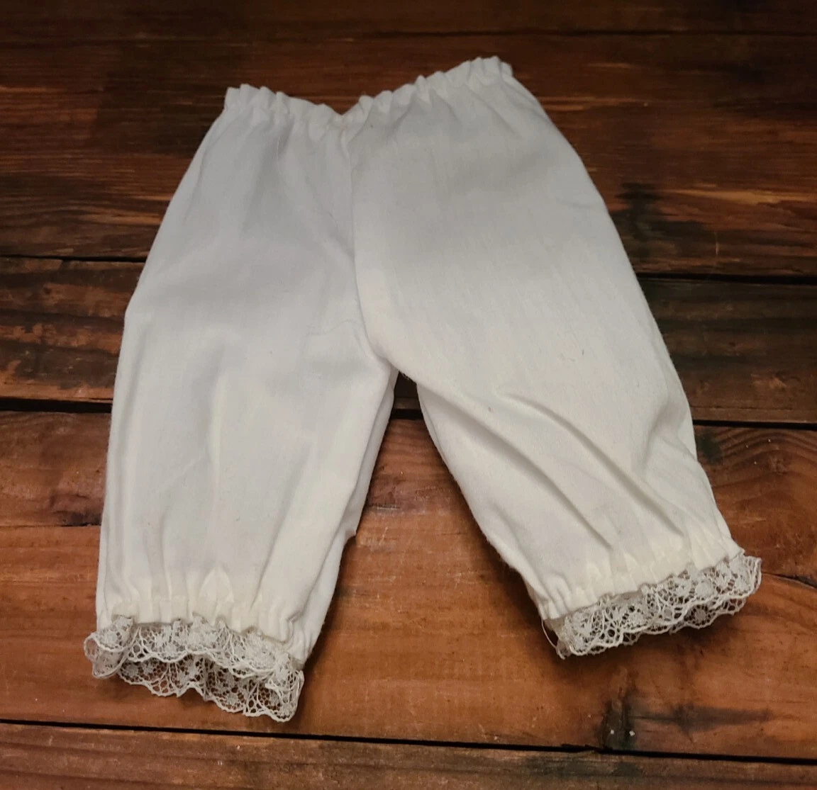 OFF WHITE Abito bambola vintage bianco sporco 15 16" vestito pizzo cappello paglia fiori collant scarpe us intime ottimeioni