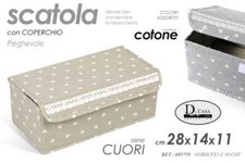 ORGANIZER ARMADIO CASSETTI SCATOLA SALVASPAZIO CONTENITORE GUARDAROBA 28*14*11