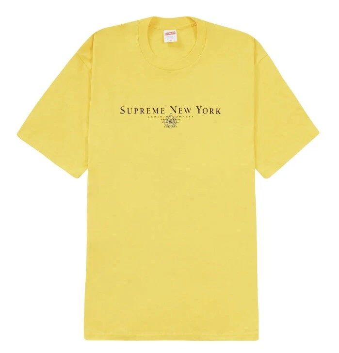 Supreme Standard Tee Yellow