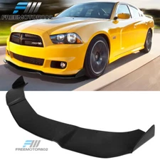 Fits 12-14 Dodge Charger SRT 3PCS Front Bumper Lip Body Splitter IKON Style PU