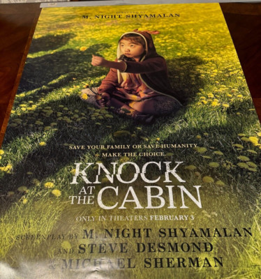 KNOCK AT THE CABIN (2023) First Original Teaser Movie Poster- M Night ...