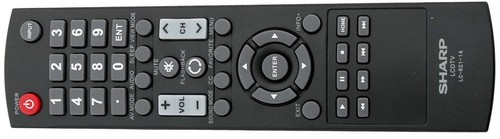 Telecomando originale Sharp LC-RC1-14 per TV LCD/LED affilati (Sub LC-RC1-16) - Foto 2 di 3
