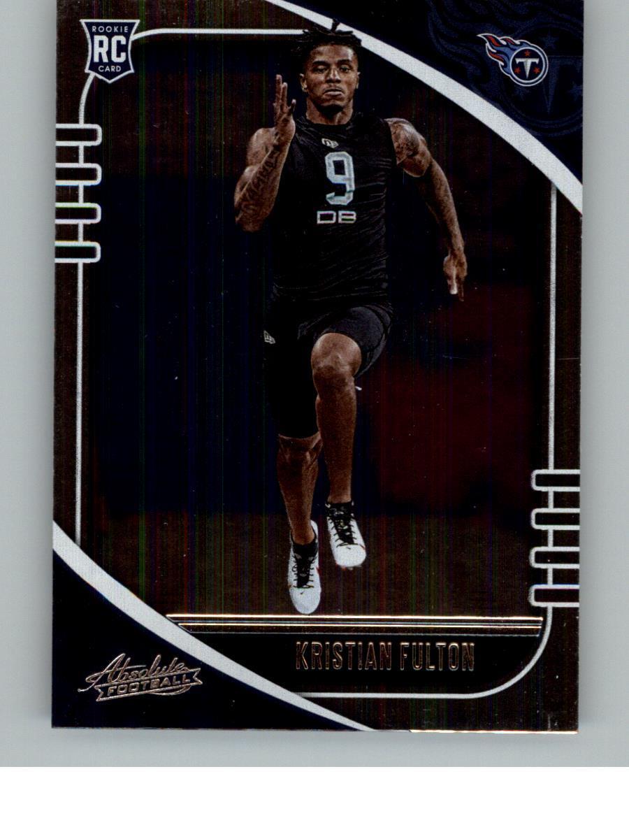 2020 Panini Absolute Kristian Fulton 174 RC Tennessee Titans Retail | eBay