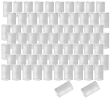 72 Pcs 35MM Film Canisters Plastic Films Developing Processing Tube Roll Case