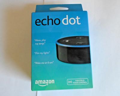  Echo Dot (1st Generation) Smart Assistant - Black by Amazon