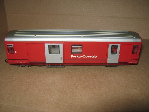 Gepäckwagen rot FO Furka Oberalp Bahn 4341 Bemo H0m | Zustand: Gebraucht