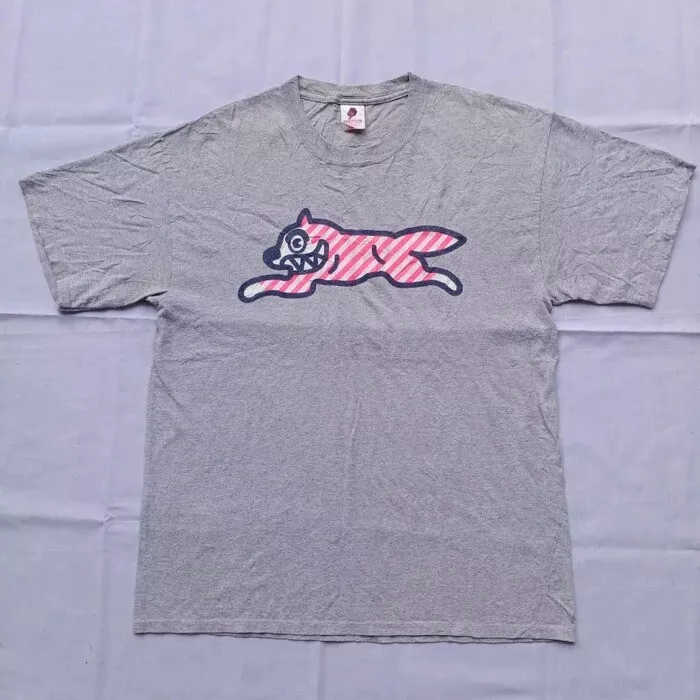 ICECREAM BILLIONAIRE BOYS CLUB BBC STRIPED RUNNING DOG TEE