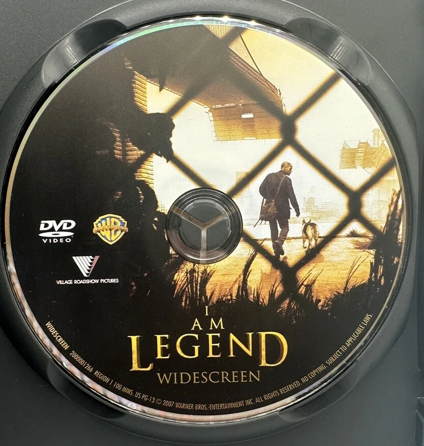 I Am Legend DVD Widescreen Will Smith Alice Braga Dash Mihok 2008 - Image 3 of 3