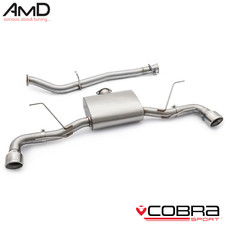 Scarico posteriore non risonante Cobra Sport Mazda RX8 Cat 2008-2012 MZ26