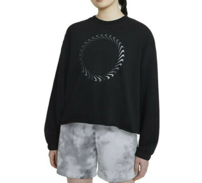 Nike Sportswear Women's Icon Clash Black Crew Top (DC5497-010) Size XS -  NWT | eBay