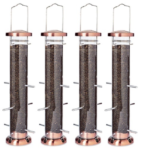 (4) ea Woodlink NATUBE5 Audubon 6 Port Nyjer Thistle Finch T