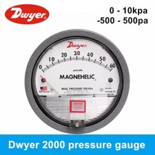 1pcs Dwyer MAGNEHELIC 2000 0-60pa Pressure Gauge