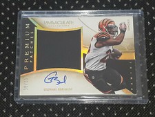 Giovani Bernard 8/10 2014 Signature Autograph Gold Premium Jumbo Patch