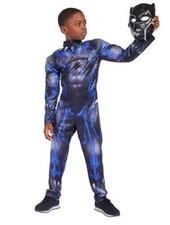 Marvel Black Panther Light-Up Costume for Kids Sz 4 Sz 9/10