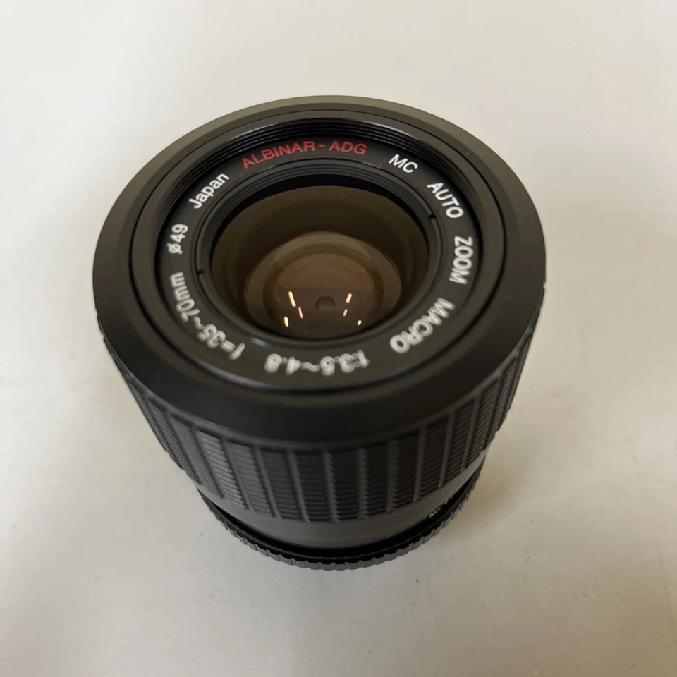 Albinar Auto Zoom Lens 35-70mm f/3.5-4.8 One-Touch Macro/In Open Box/EXC.COND. - Image 2 of 4